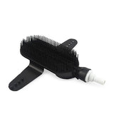 13223 - Animal Accessories - Washer Groomer Curry Comb - Black - Austral Ag
