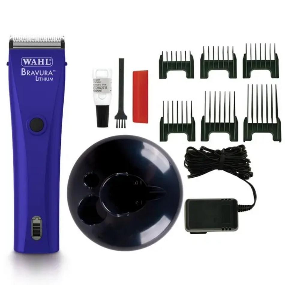 Wahl Bravura Lithium Clipper With Adjustable 5 in 1 Blade Animal Accessories Bainbridge Pty Ltd