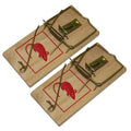 13304- Hardware-Wooden Timber Mouse Trap - 2 Pack - Austral Ag