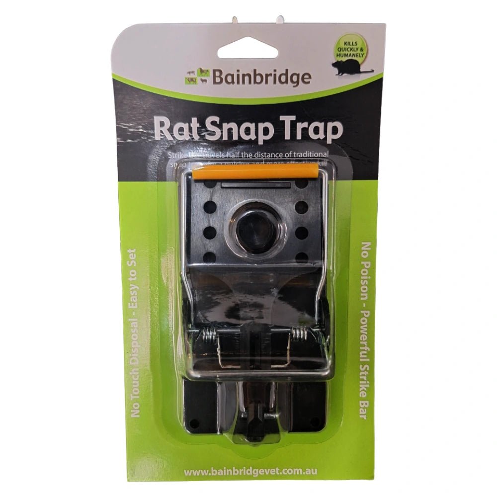 13310- Hardware-Rat Snap Trap with Wire Strike Bar - Austral Ag