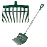 13607 - Hardware - Telescopic Stable Fork Plastic - Green - Austral Ag