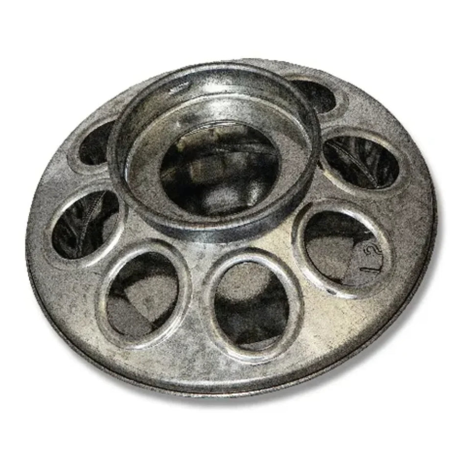 Galvanised Chick Feeder with Glass Mason Jar Animal Accessories Bainbridge Pty Ltd