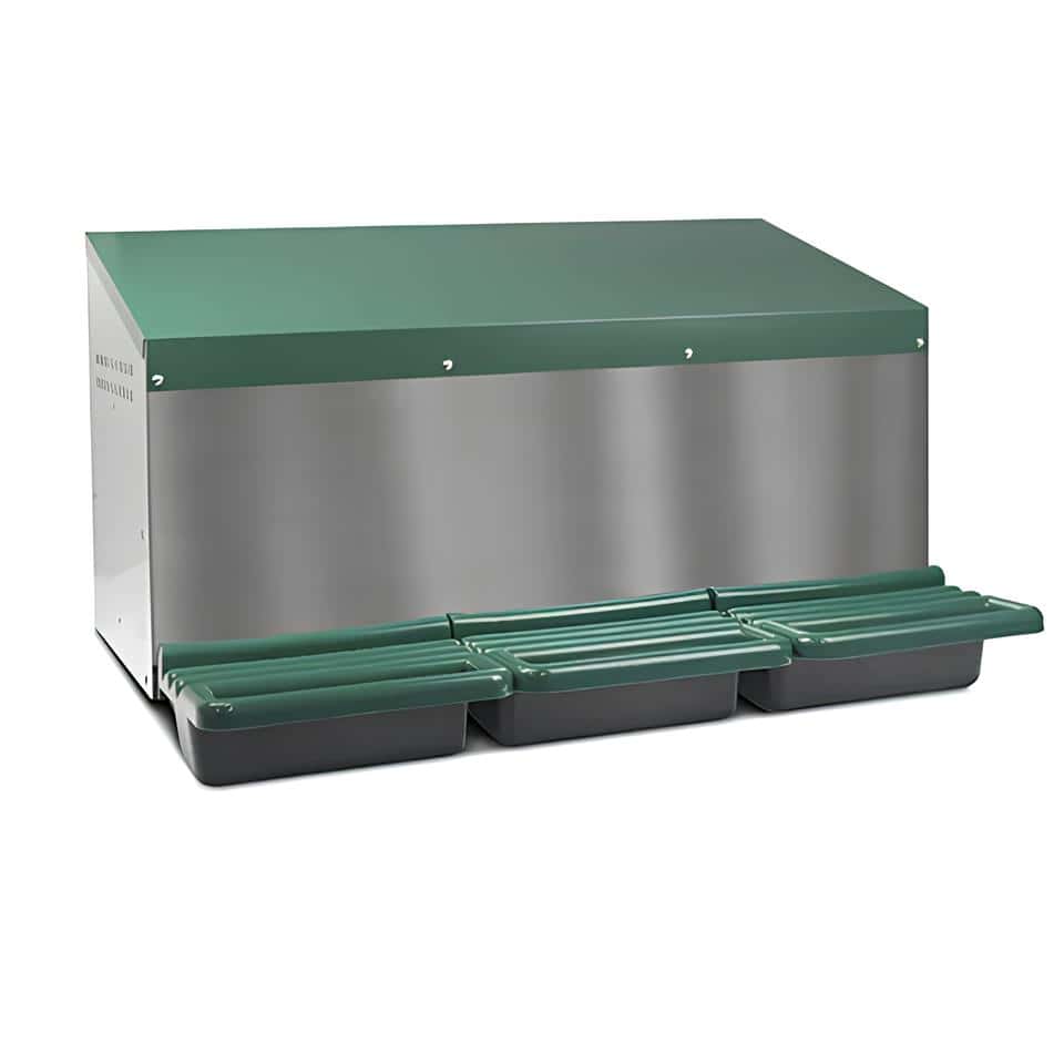 Nesting Box Metal & Plastic - Outside - Triple Hole Animal Accessories Bainbridge Pty Ltd
