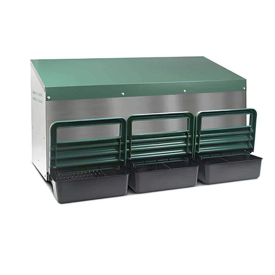 Nesting Box Metal & Plastic - Outside - Triple Hole Animal Accessories Bainbridge Pty Ltd