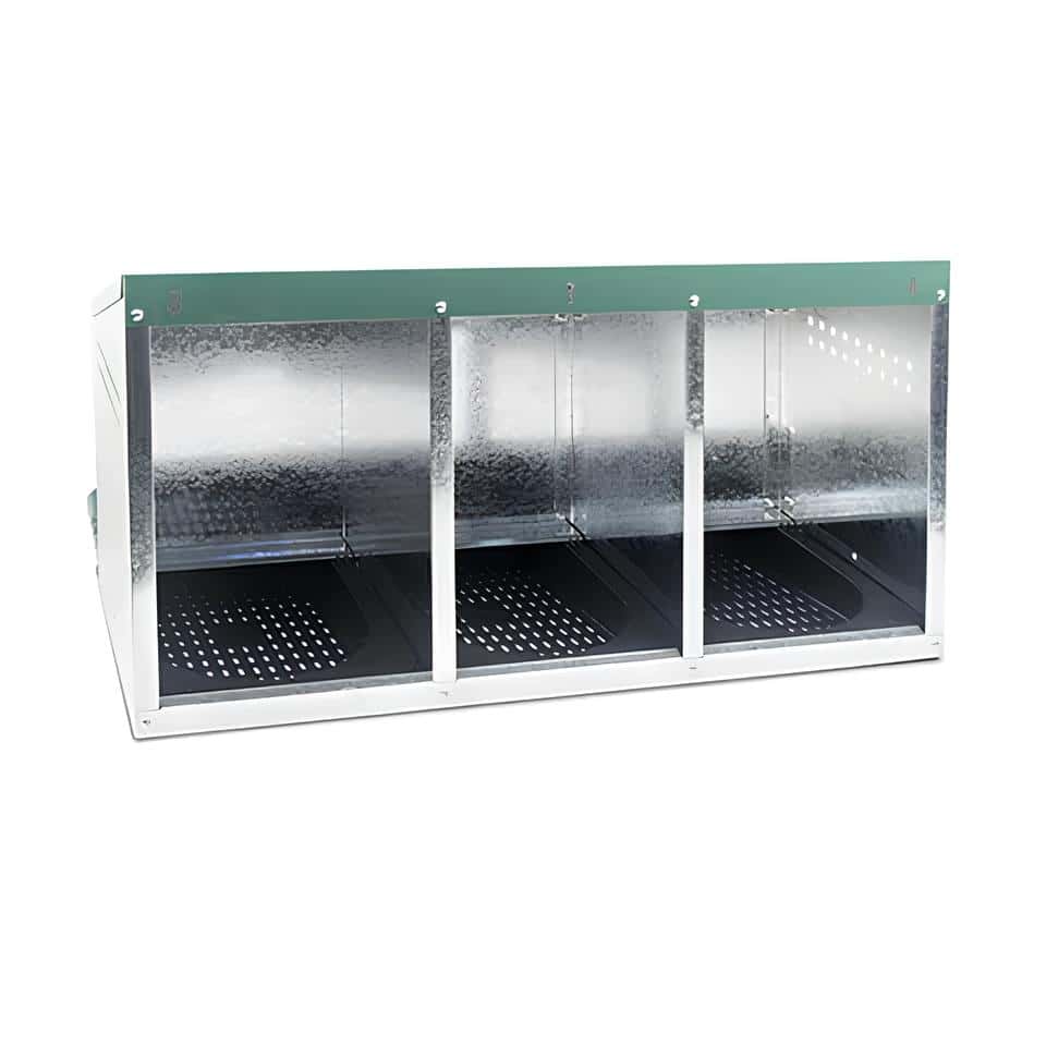 Nesting Box Metal & Plastic - Outside - Triple Hole Animal Accessories Bainbridge Pty Ltd