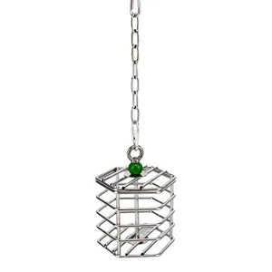 14718 - Animal Accessories - Bird Toy Foraging Baffle Cage - 10cm - Austral Ag