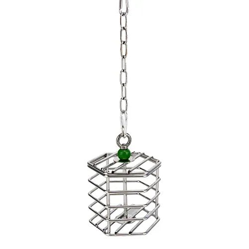 14718 - Animal Accessories - Bird Toy Foraging Baffle Cage - 10cm - Austral Ag
