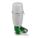 Plastic Bottle Cage Drinker with Metal Basin ( Animal) Animal Accessories Bainbridge 0.5L 0.5L