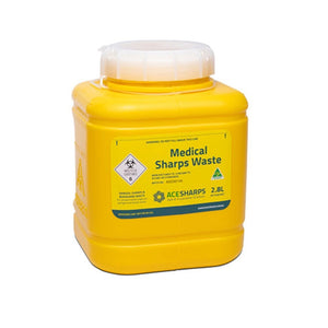 14994 - Animal Health - Sharps Disposal Containers - 2.8L - Austral Ag