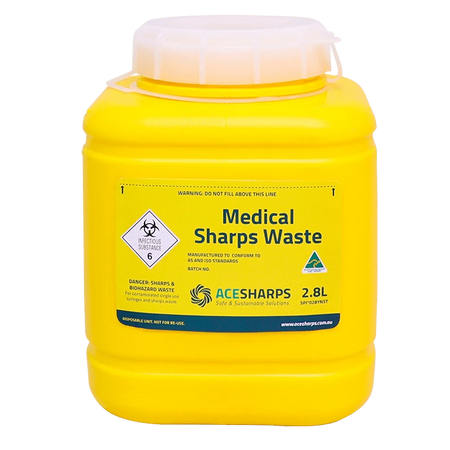 Sharps Disposal Containers Animal Health Bainbridge Pty Ltd 2.8L