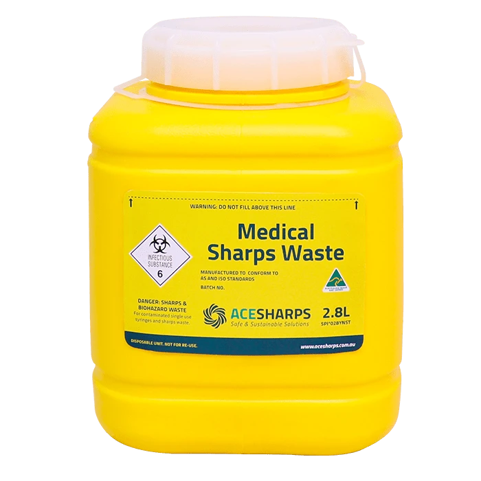 Sharps Disposal Containers Animal Health Bainbridge Pty Ltd 2.8L