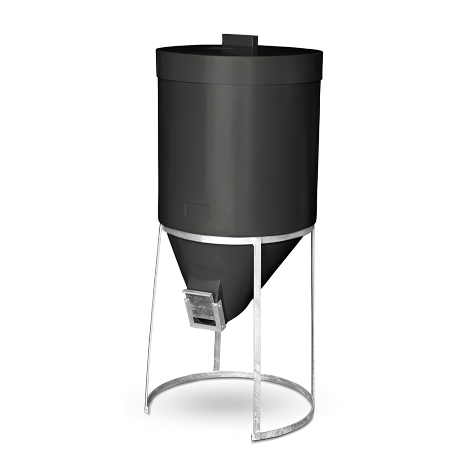 Silo with Lid & Gal Stand –