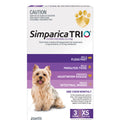 Simparica Trio 2.65kg  3 Pack  Austral Ag Purple  