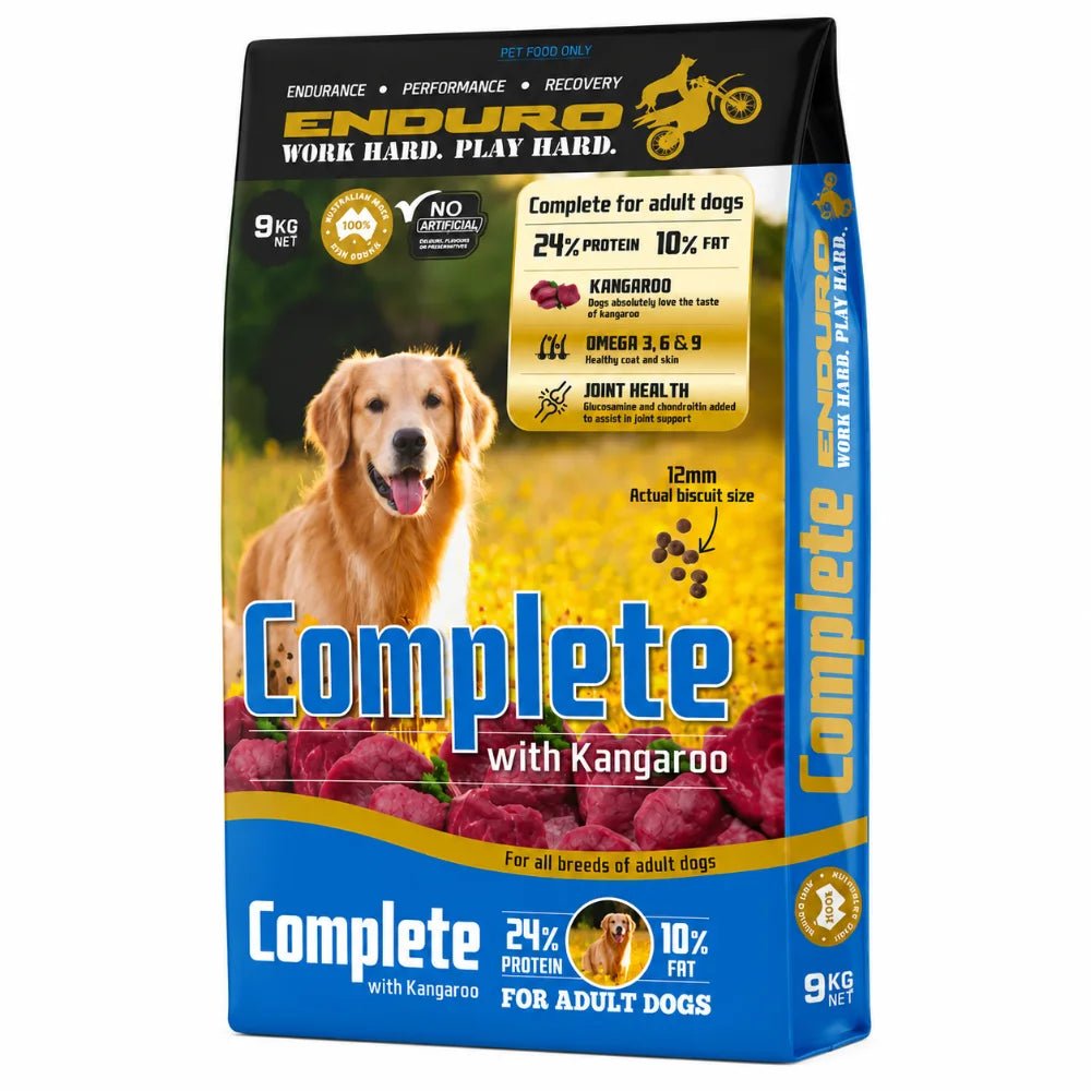 15250- Feed-Enduro - Complete Dog Food-9kg - Austral Ag
