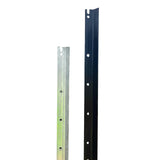 Metal pickets on a white background