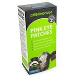Box of Bainbridge Pink Eye Patches with a cow on the packaging.