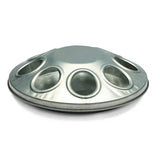 Galvanised Chick Feeder - 8 Hole