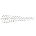 Set of 20 circular sutures with numbers on a white background
