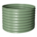 15895 - Tanks - Round Steel Garden Bed - Raised Circle Planter Box - 1000mm - Pale Eucalypt - Austral Ag
