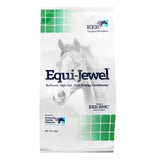 Package of 20kg Equi-Jewel horse feed supplement with a horse image on a white background