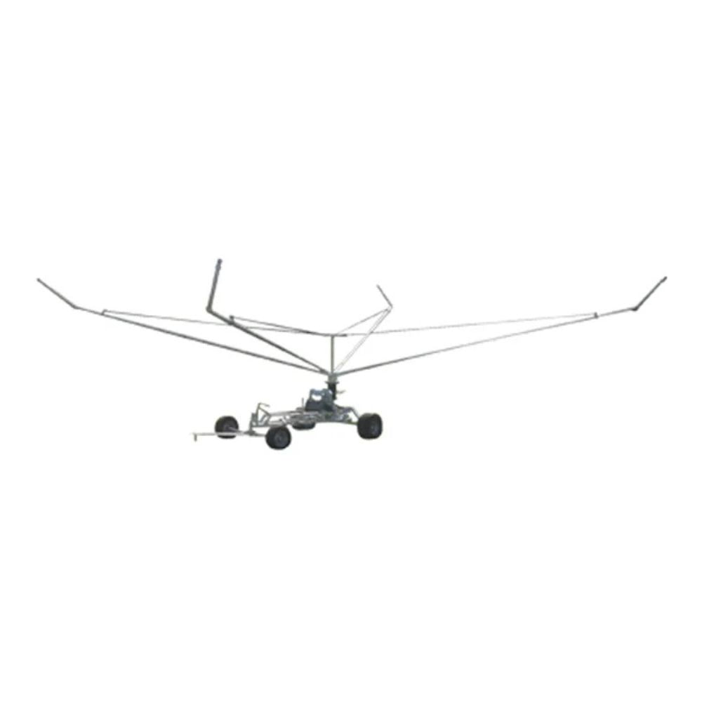 Photo of an agricultural irrigator on a white background