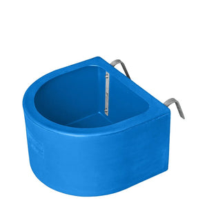 16185 - Livestock - Fence Feeder D Shape - Blue - Austral Ag