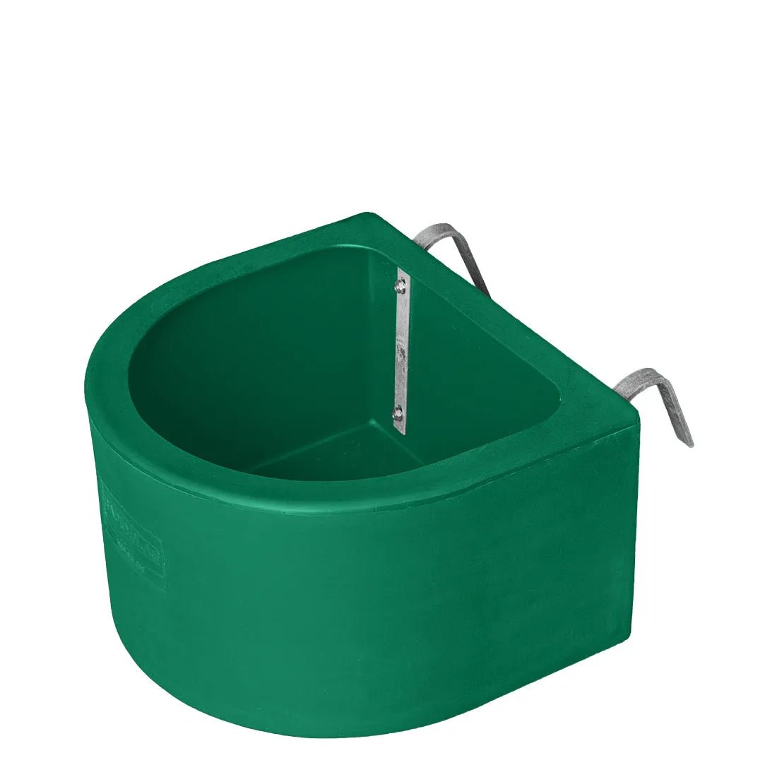 16187 - Livestock - Fence Feeder D Shape - Heritage Green - Austral Ag