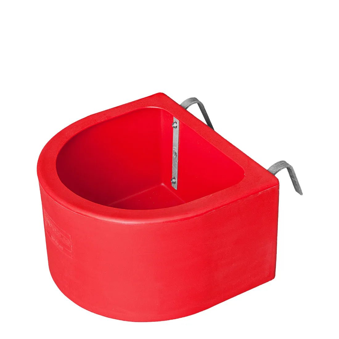 16190 - Livestock - Fence Feeder D Shape - Red - Austral Ag