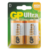 Battery 1.5V Ultra Alkaline D GP Brand Card of 2.