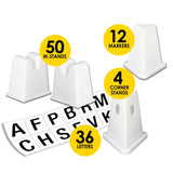 Arena Marker Complete Set with Letters AgBoss Product from Austral Ag