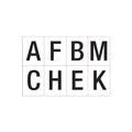 Arena Marker Letter Set "AFBMCHEK" AgBoss Product from Austral Ag