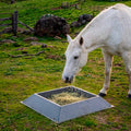 17949 - Animal Accessories - 25L "Can't Tip" Trough - Horse Feeder - Grey - Austral Ag