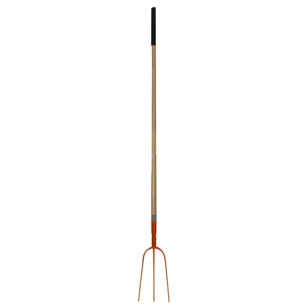 Hay Fork Prong Wooden Handle