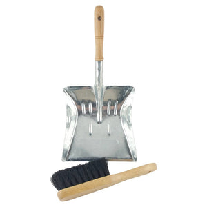 18183- Hardware-Steel Dustpan & Brush - Austral Ag