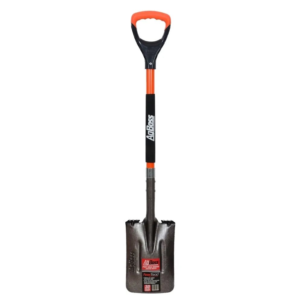 18201 - Hardware - Post Hole Shovel Square D Handle - Austral Ag