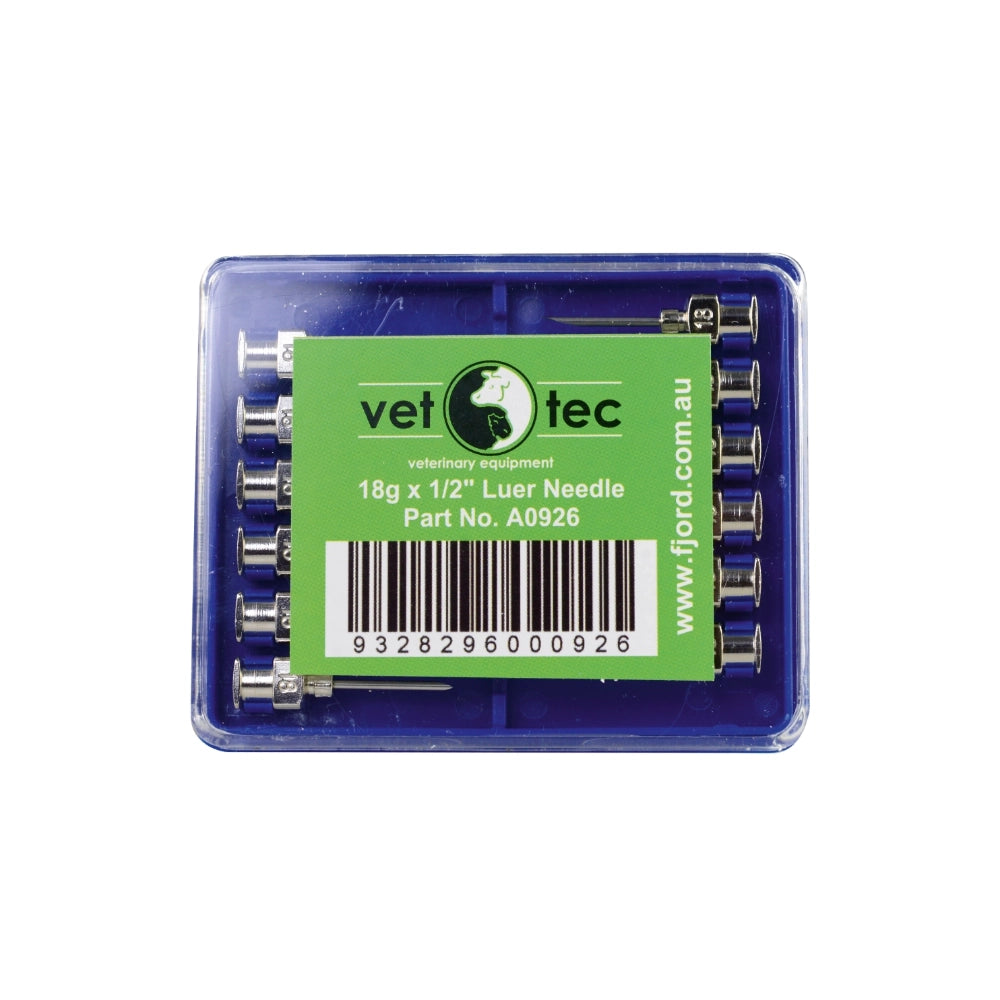 Vet Tec Needles Luer 1/2"