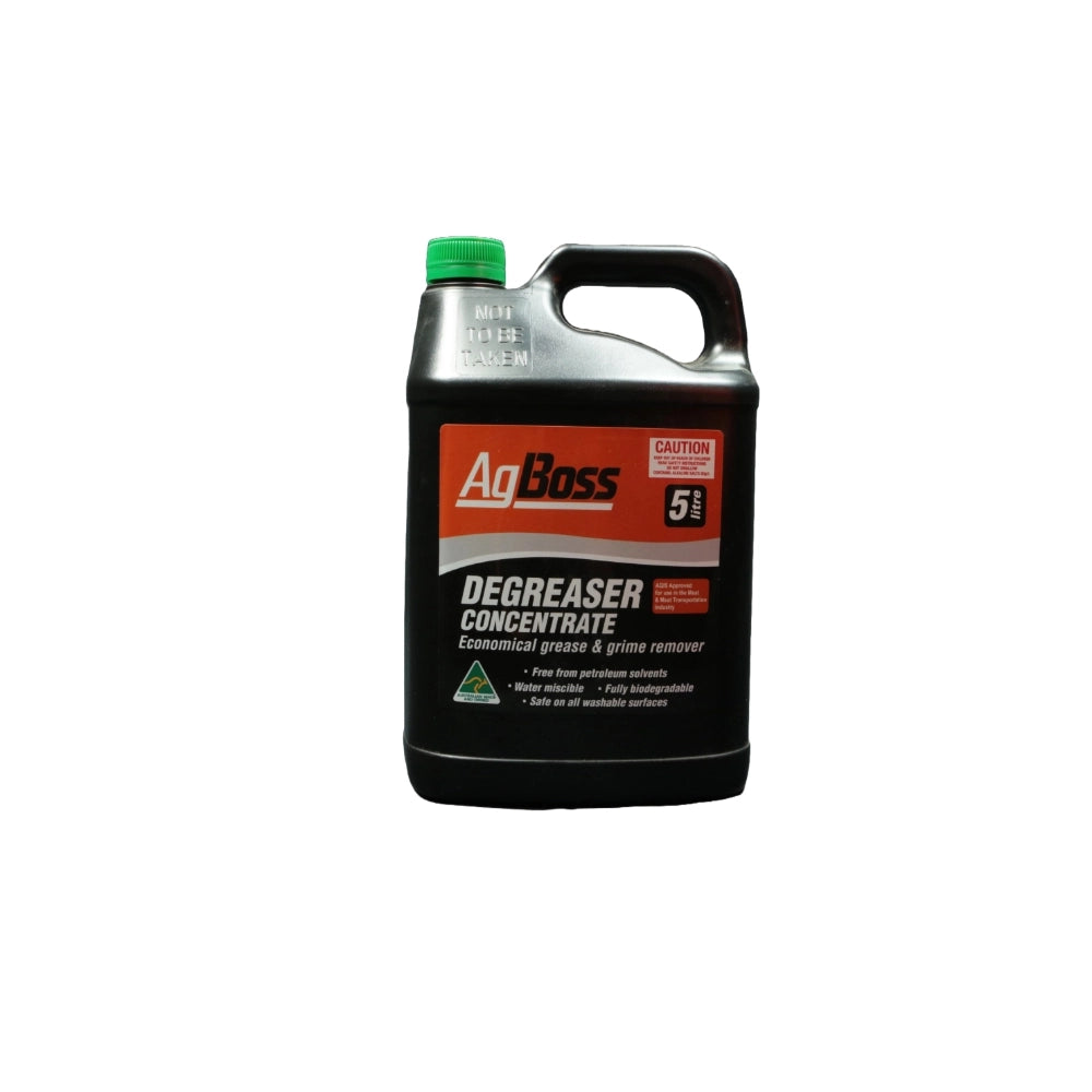 Ag Boss degreaser concentrate bottle on a white background