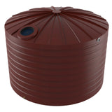 Dark red water tank on a white background