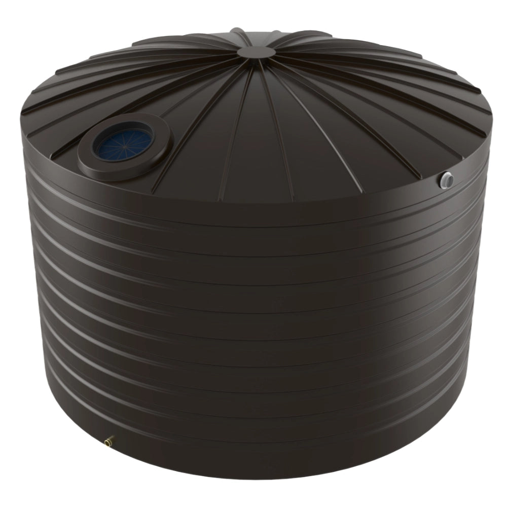 Charcoal water tank on a white background