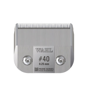 Wahl fine hair clipper blade with #40 marking on a white background