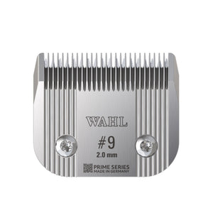 Wahl hair clipper blade with #9 setting on a white background