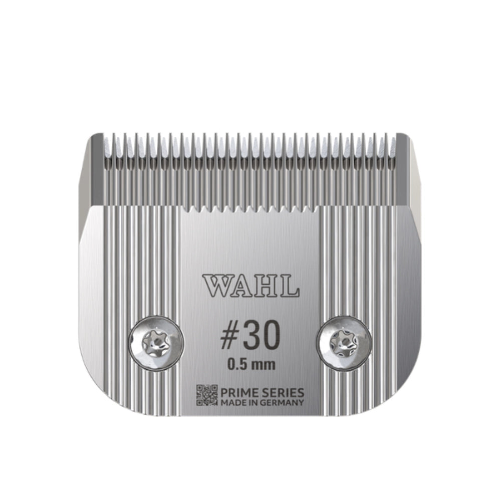 Wahl fine hair clipper blade with #30 marking on a white background