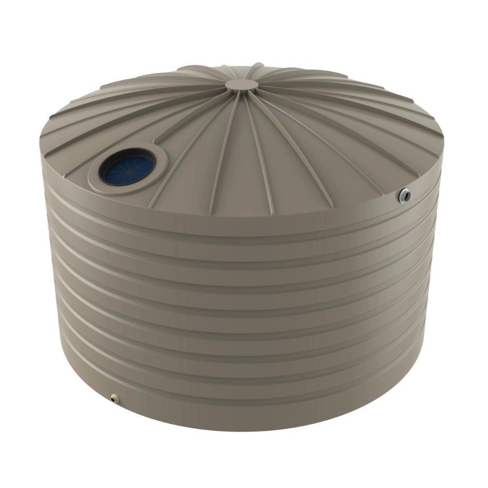18880- Tanks-Bushmans 22500L Round Water Tank-Birch Grey - Austral Ag