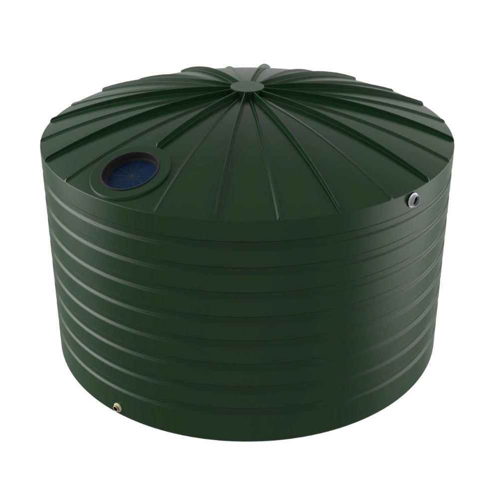 18882- Tanks-Bushmans 22500L Round Water Tank-Heritage Green - Austral Ag