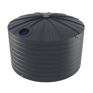 18888- Tanks-Bushmans 22500L Round Water Tank-Slate Grey - Austral Ag