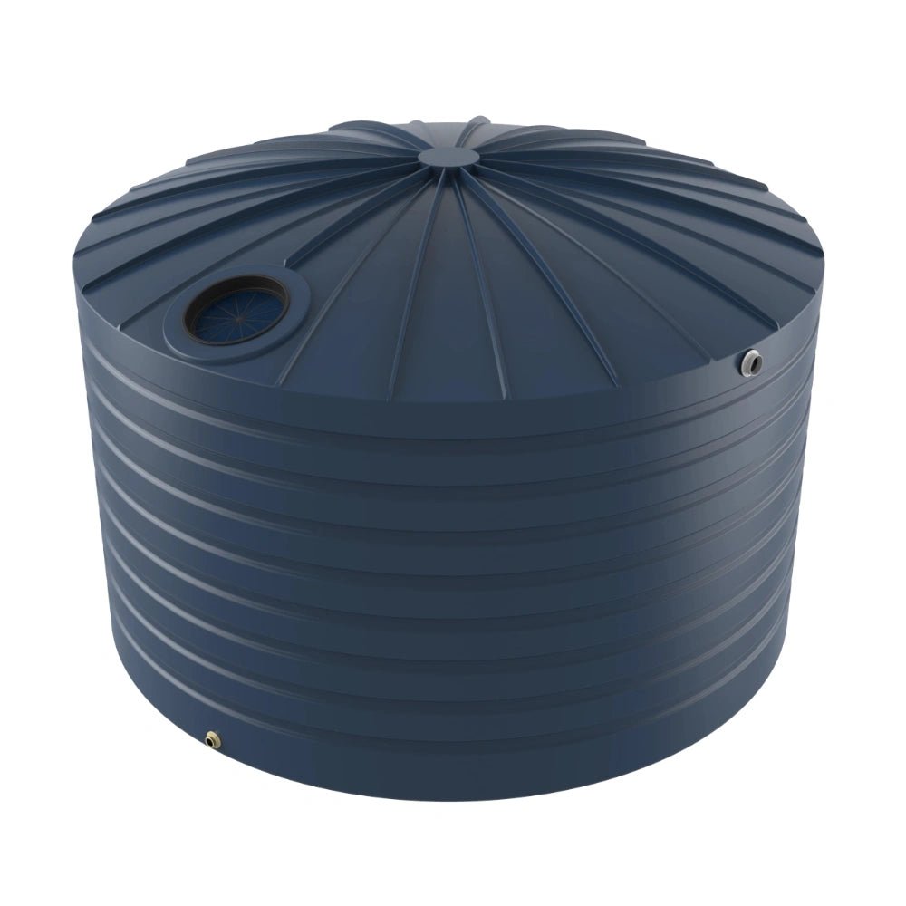18890- Tanks-Bushmans 22500L Round Water Tank-Stormedge Blue - Austral Ag