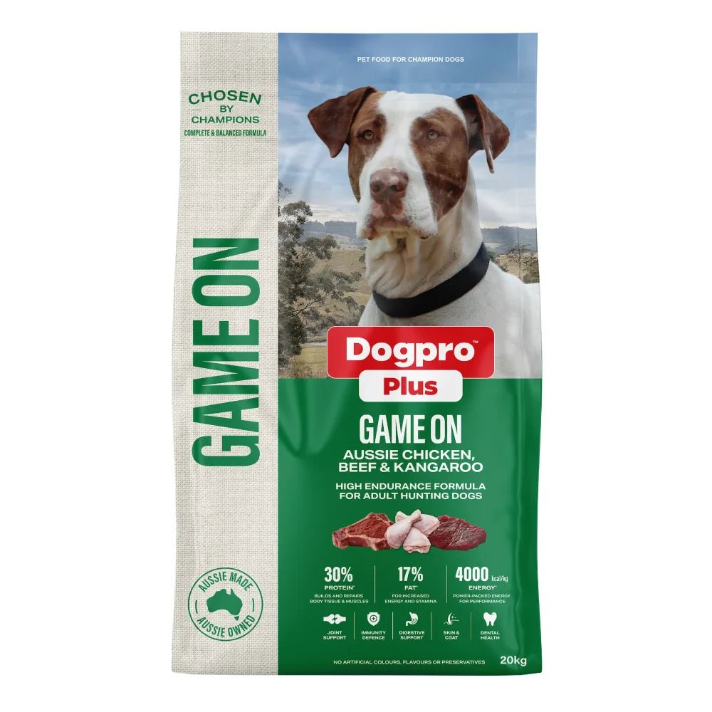 18895- Feed-Dogpro Plus - Game On Dog Food - 20kg - Austral Ag