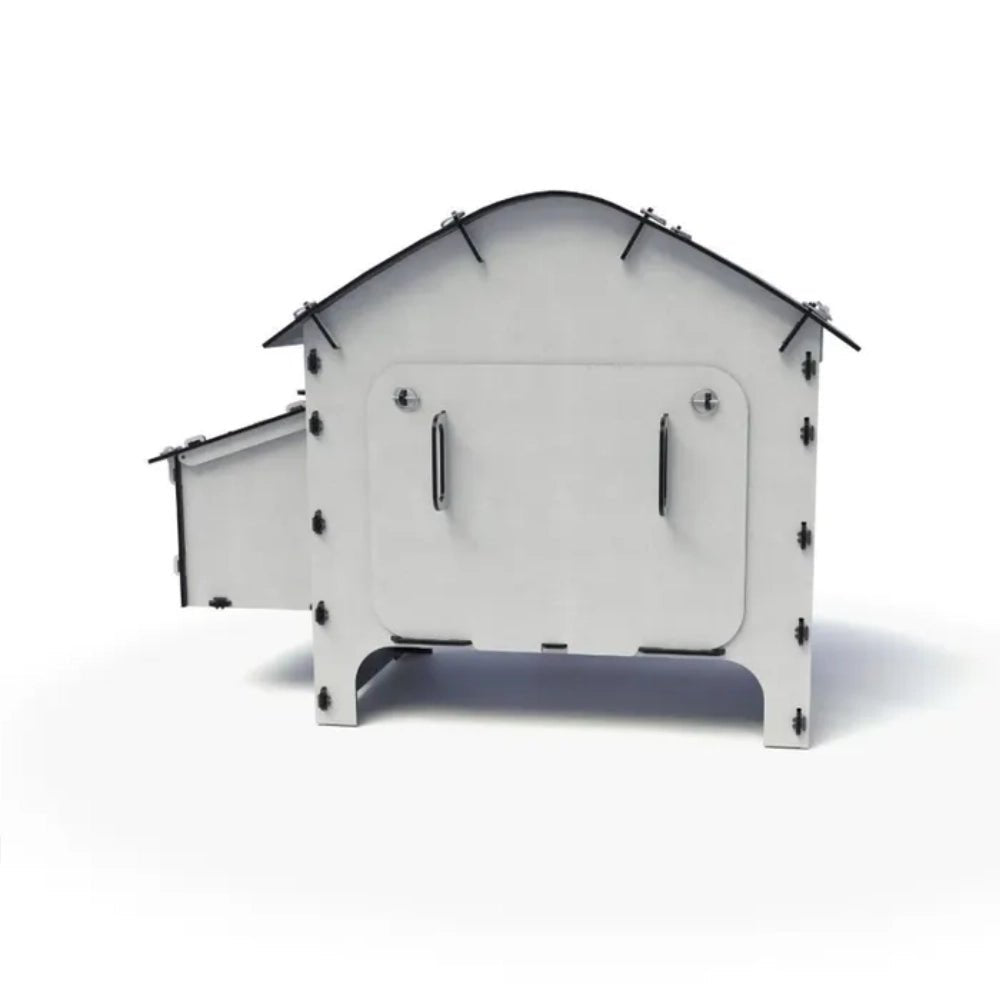 18898 - Animal Accessories - Chicken Coop with Pitched Roof Elevated Plastic Chook House - Small - Austral Ag