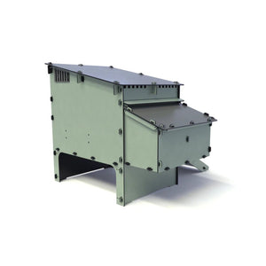 18904 - Animal Accessories - Chicken Coop with Flat Roof Elevated Plastic Chook House - Austral Ag