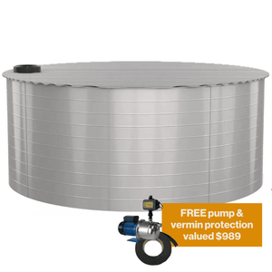 18969 - Tanks - 143,146L Steel Water Tank Only Ultra Tough Series 8.141m x 2.75m - Austral Ag